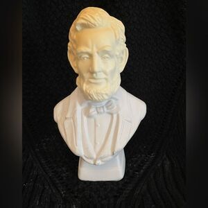 VINTAGE 1972 Avon Founding Fathers/Abraham Lincoln bust aftershave bottle